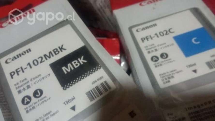 Tintas Canon pfi diversos modelos originales de al
