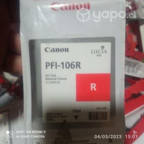 Tintas Canon pfi diversos modelos originales de al