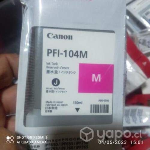 Tintas Canon pfi diversos modelos originales de al