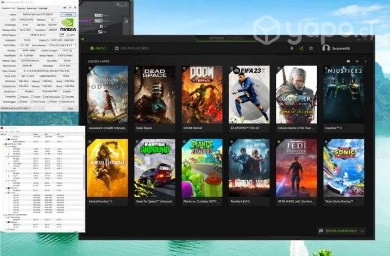 Pc amd 5800x + rtx3800ti msix570 gaming plus