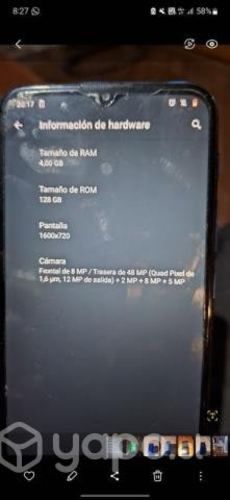 celular Motorola one fusión