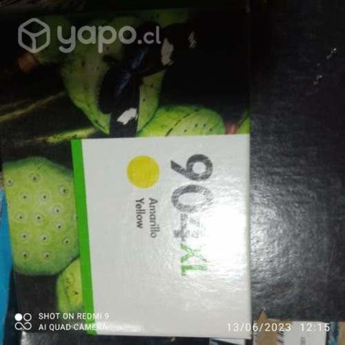 Tintas HP 904xl colores originales de alta
