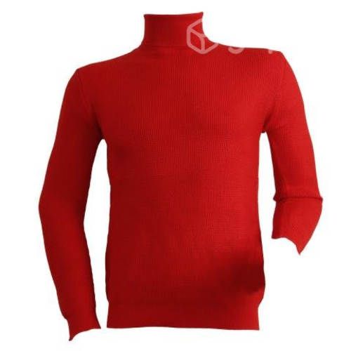 Sweater Rojo Elasticado Cuello Alto Beatle XXXL