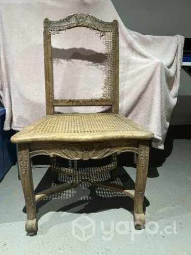 Sillas de encina antiguas para restaurar