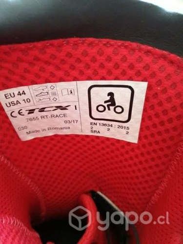 Botas de moto velocidad marca TCX italianas