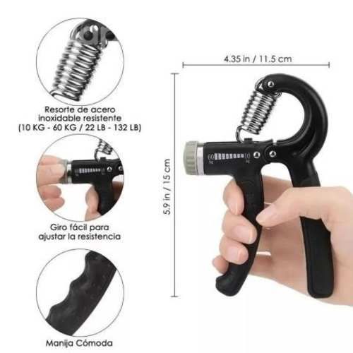 Kit Ejercitador Fortalecedor Manos 5 Pcs Ajustable