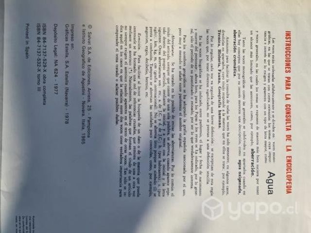 Enciclopedia Salvat , 15 tomos más indice