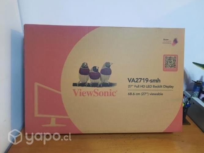 Monitor pantalla viewsonic 27" va2719-smh full hd