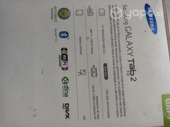 Tablet Samsung Galaxy Tab2 7.0