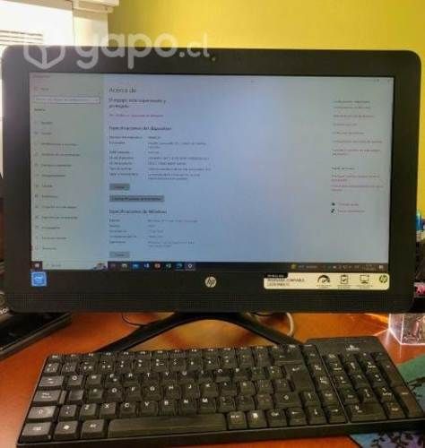 Computador all in one hp todo en uno desktop