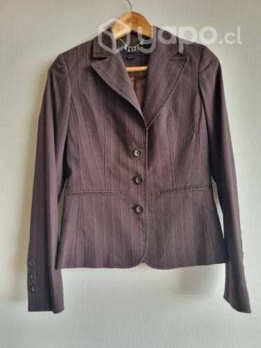 Blazer NUEVO, café. Viscosa. Talla 36 o S