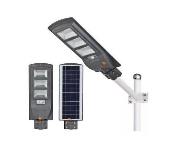 Foco Solar Led 120w Luminaria Full+Soporte+Control