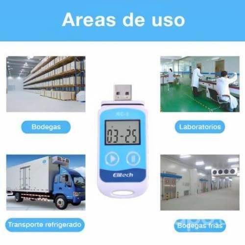 Registrador Temperatura Rc-5 USB Data Logger 32000