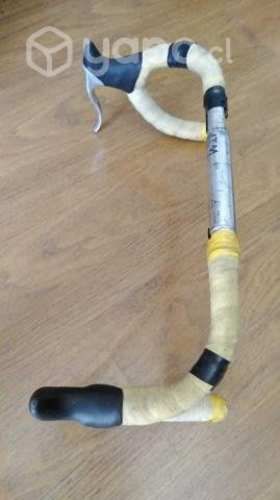 Manillar bicicleta de ruta, aluminio, buen estado