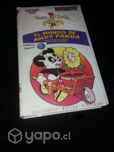 Película El mundo de Andy Panda vhs