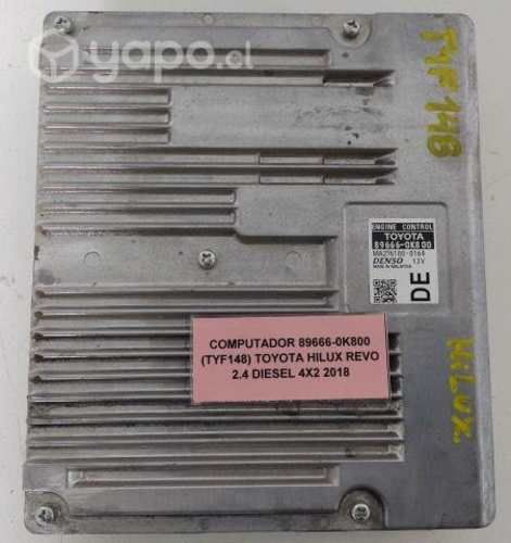Computador 89666-0K800 (TYF148) Toyota Hilux Revo