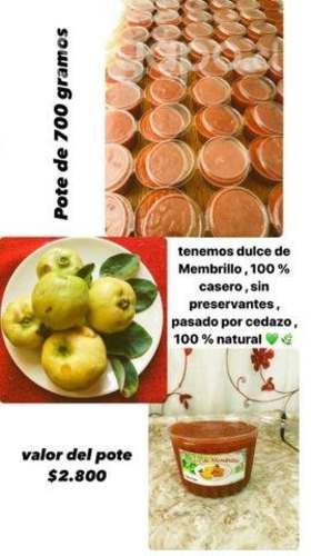 Dulce de membrillo casero