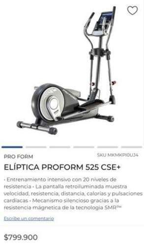 Elíptica ProForm 525 CSE+