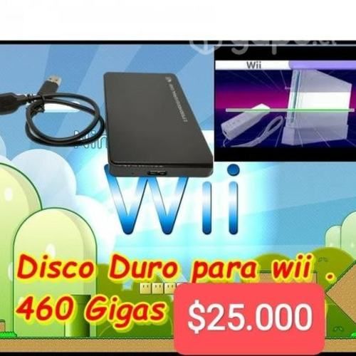 Disco duro para wii 460 Gigas