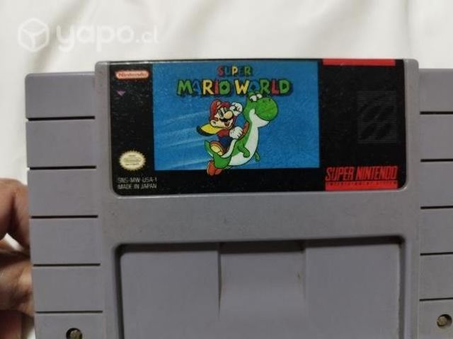 Juego super Nintendo Super Mario world