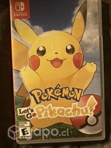 Pokemon lets go pikachu para Nintendo switch