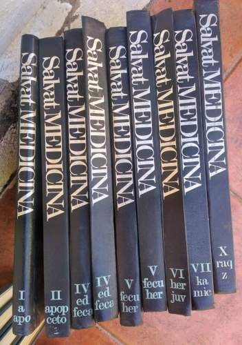 10 Tomos,Enciclopedia Salvat Medicina Antigua