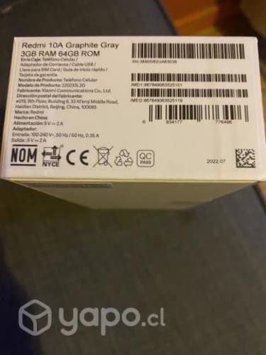 Celular Redmi 10A