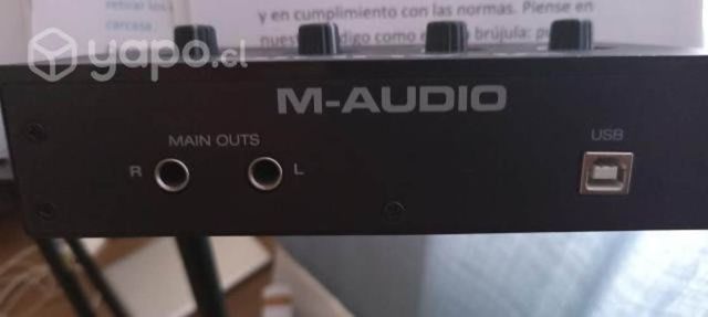 Interface de audio M-AUDIO duo