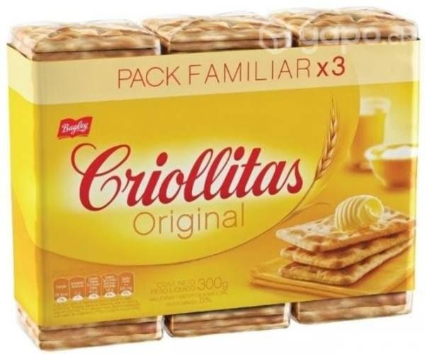 Galleta criollitas x 3