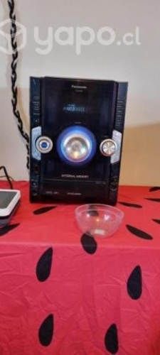 Equipo de música panasonic sa-akx90 de 6 parlantes