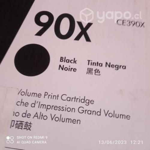 Toner HP 90x black original de alta