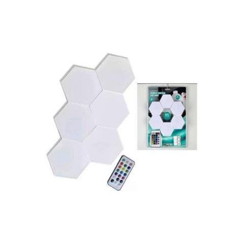Sed se 6 luces hexagonales led rgb+ control