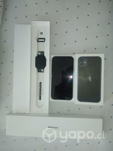 Iphone 11 con Apple watch