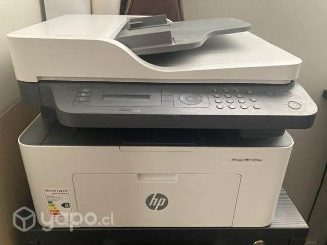 Impresora multifuncional hp laser mfp 137fnw