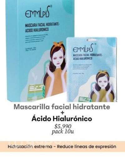 Mascarillas faciales hidratantes