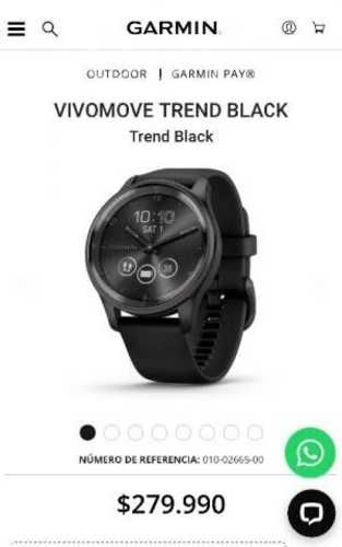 Reloj Garmin Vivomove Trend