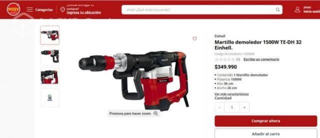 Martillo demoledor 1500W TE-DH 32 Einhell