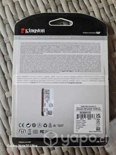 Disco duro 512GB Kingston SSD