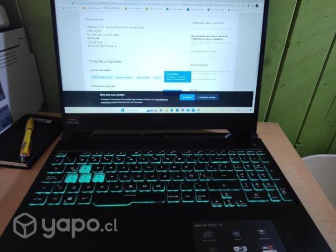 notebook gamer semi nuevo nada de uso