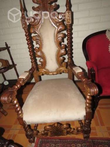 Silla tipo Trono antigua
