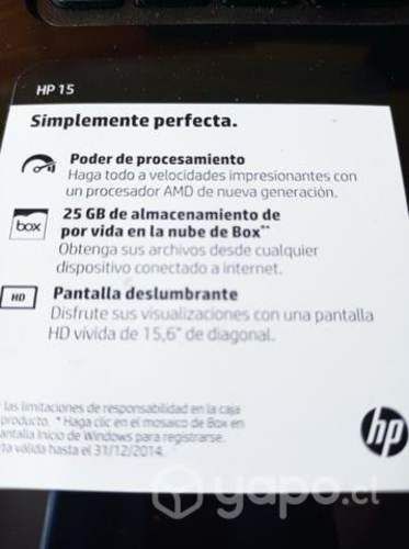 Computador HP cómo nuevo
