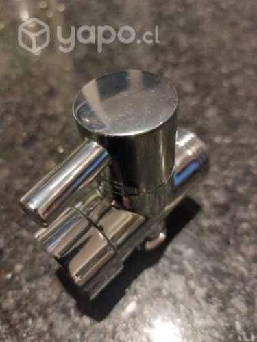 Llave paso WC cromada 15/16 a 1/2