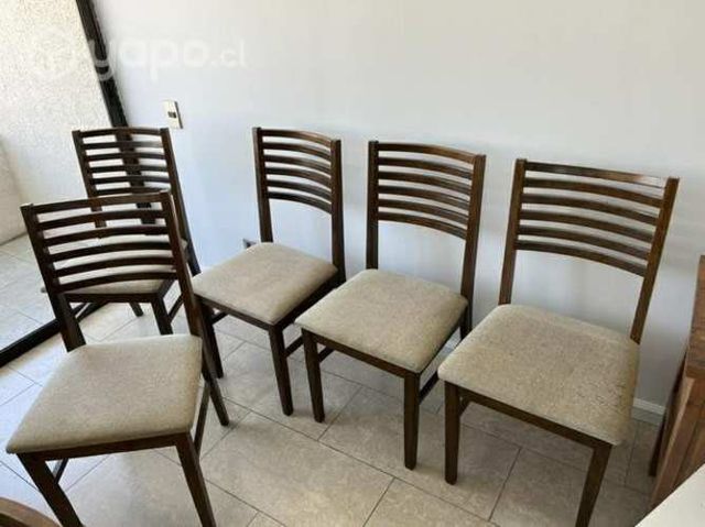 5 sillas de comedor + 1 silla de regalo
