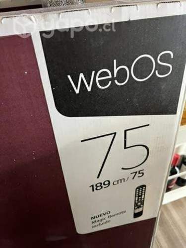 Tv LG 75 pulgadas para reparar o repuesto