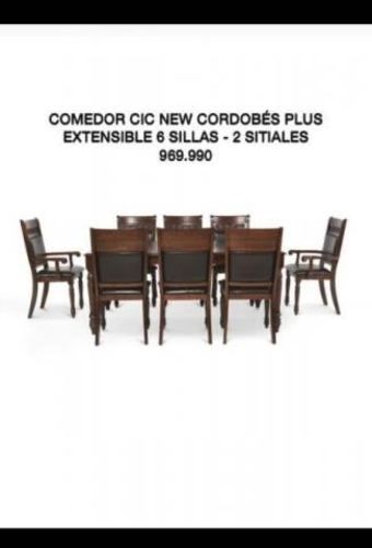 Comedores de 4-6-8 puestos