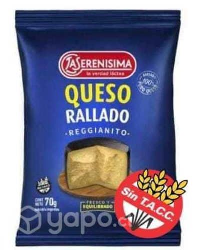 Queso rallado 70 gramos