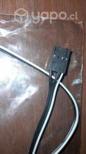 Cable Conector Jwt 4 pins Negro/Blanco Nuevo