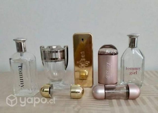 Frascos de perfumes originales