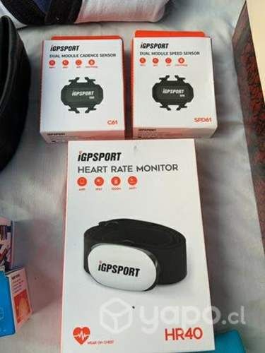 Sensor cadencia y velocidad + banda cardiaca NUEVO