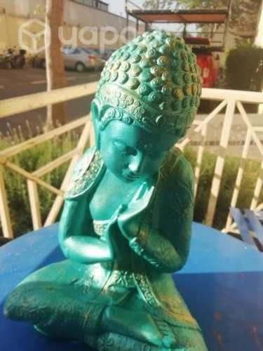 Figura de Yeso pintado, Buda, nueva
